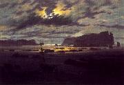 Caspar David Friedrich Northern Sea in the Moonlight Spain oil painting artist